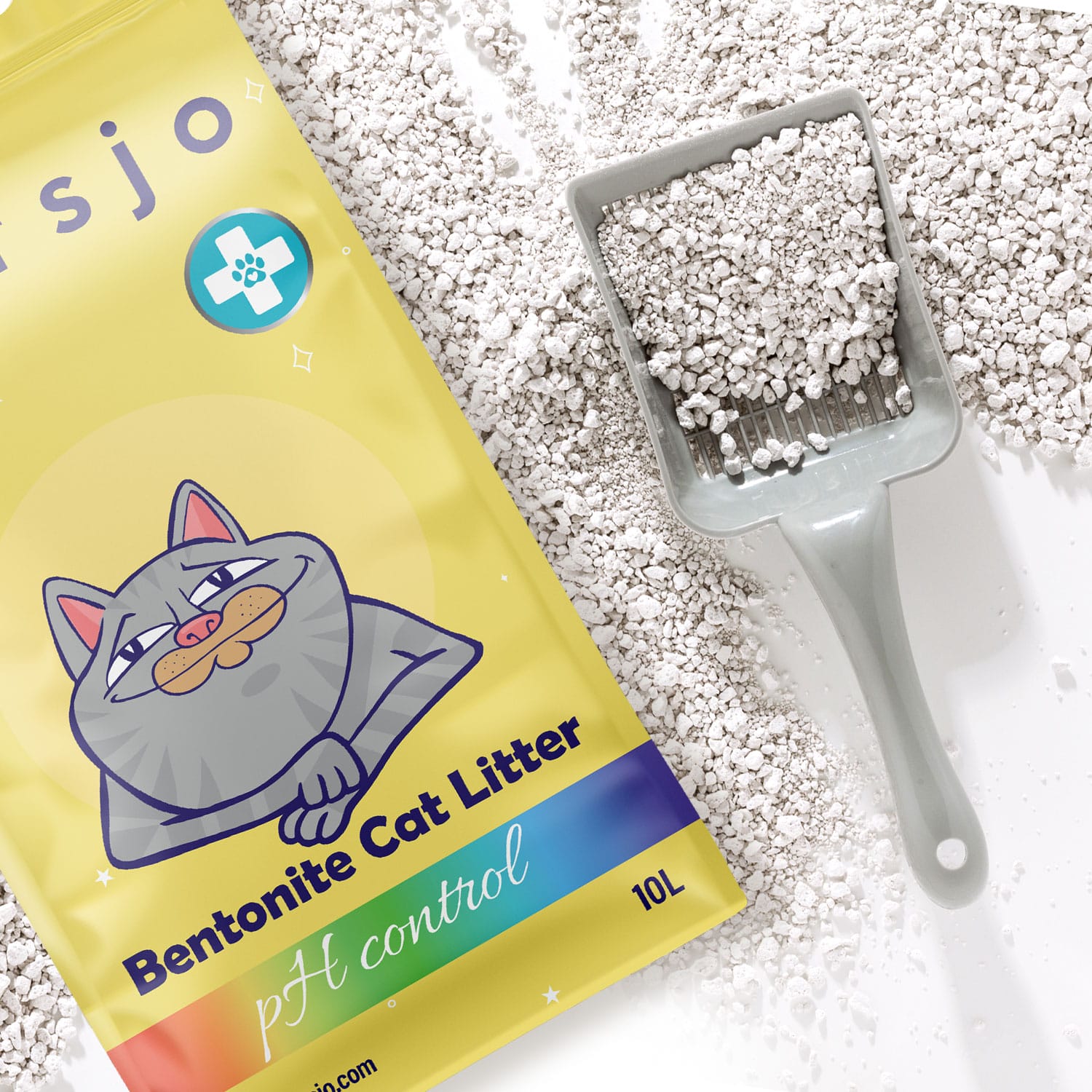 Bentonite cat litter PH CONTROL 10l