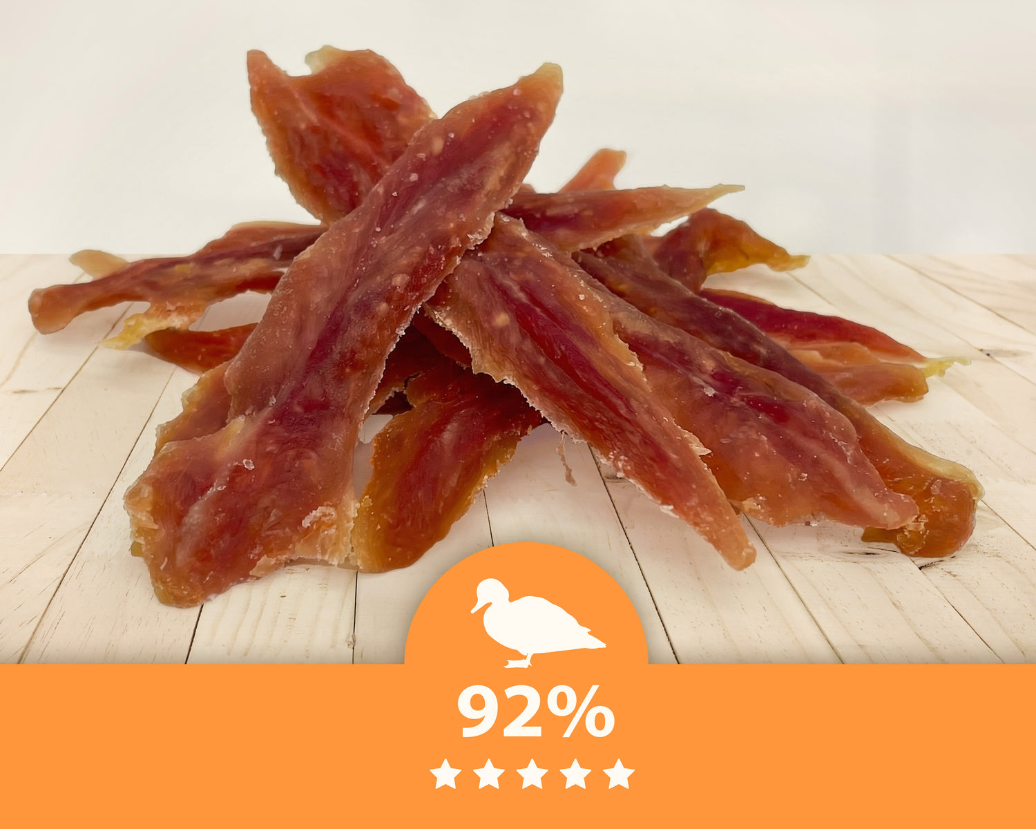 Dog treat - Mersjo dried duck breast 500g