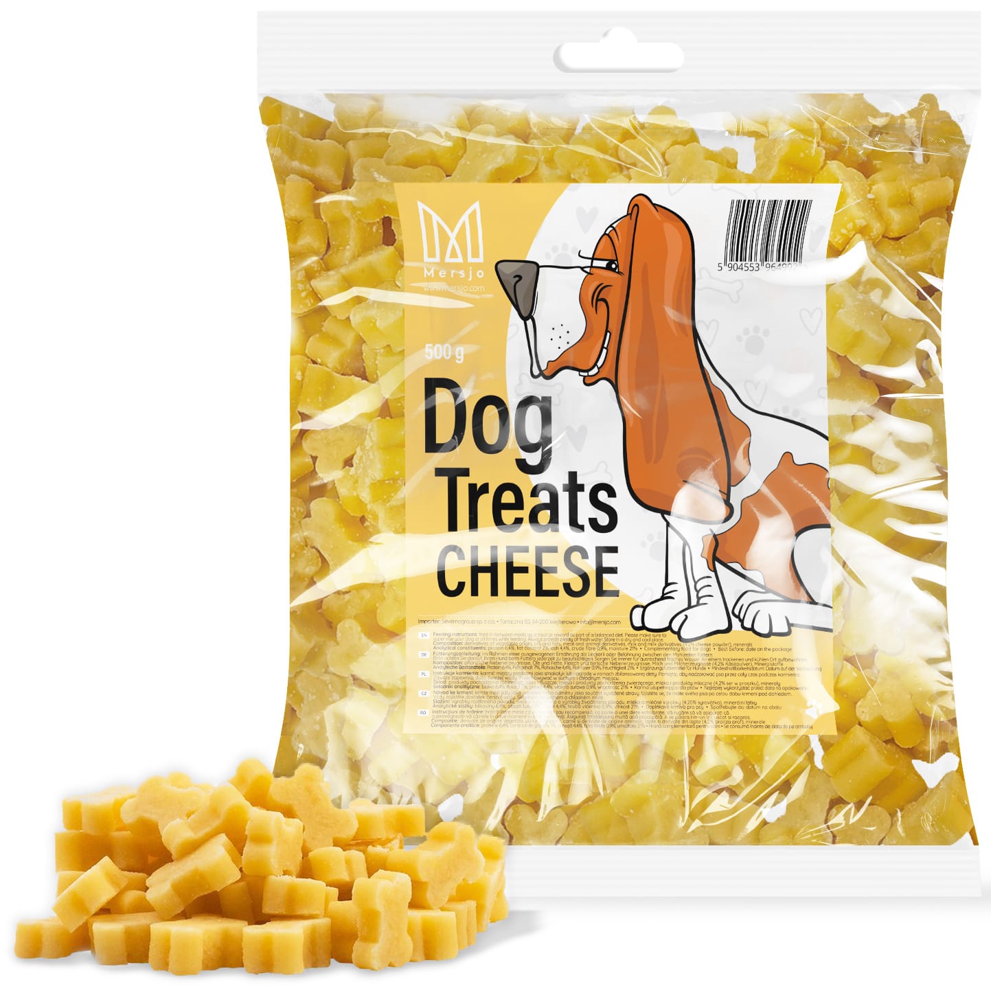 Przysmak dla psa - Treserki Mersjo serowe 500g